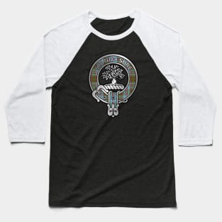 Clan Anderson Crest & Tartan Baseball T-Shirt